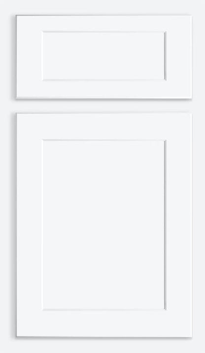 Fabuwood Quest Discovery Frost Recessed Panel White Door Sample